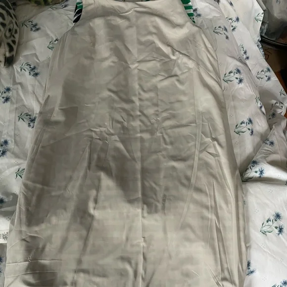 Eliza J Sleeveless Knee Length Striped Dress. Summer Colors. Size 6. 97% cotton - Picture 11 of 11